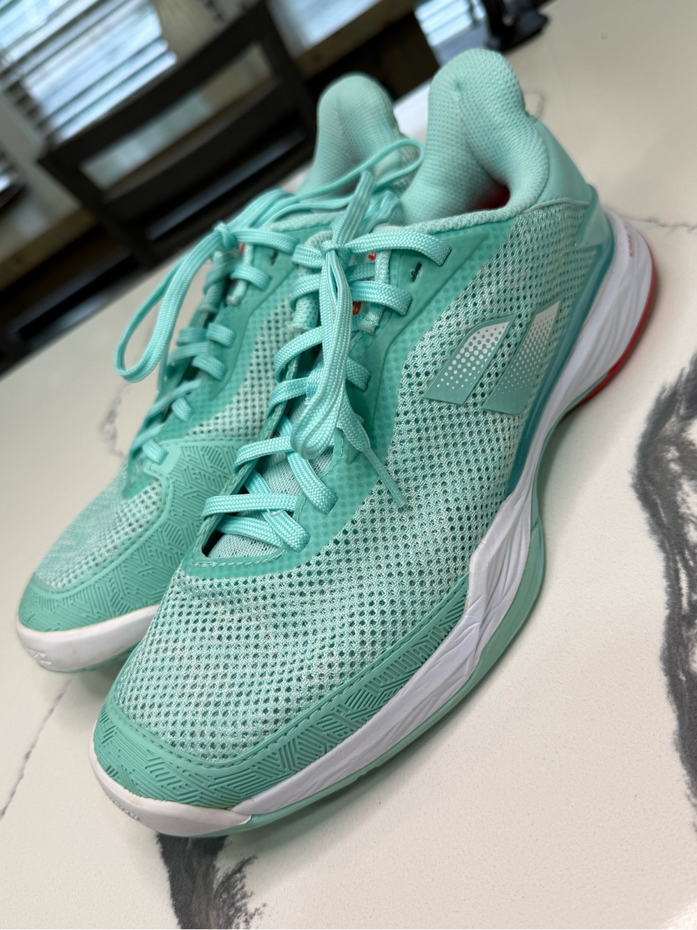 Babolat Jet Tere Shoes Womens 9 Green Tennis Pickleball Court Trainers Comfort